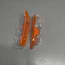 Front Right Passenger & Left Driver Side Pair Bumper Reflector Signal Marker Light Replacement Set For 2014-2019 Cadillac CTS Sedan, ATS 2016-2024 Chevy Camaro Orange Plastic Lens GM2550200 GM2551200