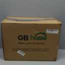 GBHOME Ceramic Dinnerware Sets for 4, 12 Pieces Stoneware Plates and Bowls Sets, Reactive Glaze Dishes -Scratch Resistant, Dishwasher&Microwave Safe (Space Blue)