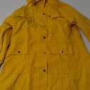 PITINAN Rain Jackets For Women Waterproof Rain Coats with Hood Lightweight Windbreaker Outdoor Womens Raincoats (Medium, Yellow)