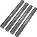 Weld On Trailer Ramp Hinges 10 Inch, Heavy Duty Greasable Ramp Door Hinges, 500 lbs Capacity, Pack of 4