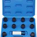 UTMALL 11Pc Wheel Nut Stud Key Set Removal Lug Nuts Locking Socket for Toyota missing one piece