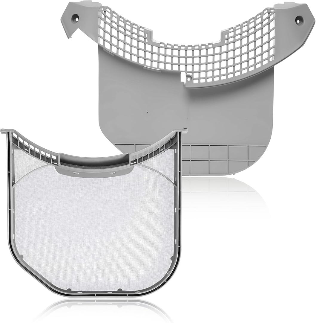 PartsBroz ADQ56656401 Dryer Lint Filter & MCK49049101 Trap Screen Cover Housing for LG Dryer Lint Filter Replacement, Kenmore Elite Dryer Parts for Vent ADQ566564 PS3531962 DLE3500W DLE3170W DLE3600W