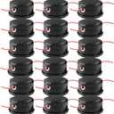 VIABRICO Trimmer Head Compatible for Echo Speed Feed 400 Bump SRM-225 SRM-210 SRM-230 Pas225 Pas210 Pas211 Weed Eater Head Replacement 18 Pack