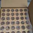 TIKSPCAE Bamboo Craft Paint Storage Organizer,36Hole Vertical Paint Rack Stand for 2oz Craft & Acrylic Paints,Stackable Modular Storage Solution for Home, Classroom, and Office