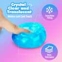 Fidget Toy Stress Cube 3 Pack,Cube Stress Ball with Snowflakes Inside,Mellow and Chill Touch,Classroom Prize Box Toys,Cube Squishies for Adults Kids Children Teens (Stress Cube 3 Pack)