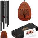 Tree of Life Memorial Wind Chimes for Loss of Loved One, Wind Chimes in Memory of a Loved One for Outside, Memorial & Sympathy Gifts for Bereavement,Condolence,Funeral