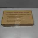 Front Door Handle No Lock, Matte Black Entry Door Lock Set with Reversible Handle, Exterior Door Lock Set Compatible with Keypad Deadbolt/Compatible with Mechanical Deadbolt