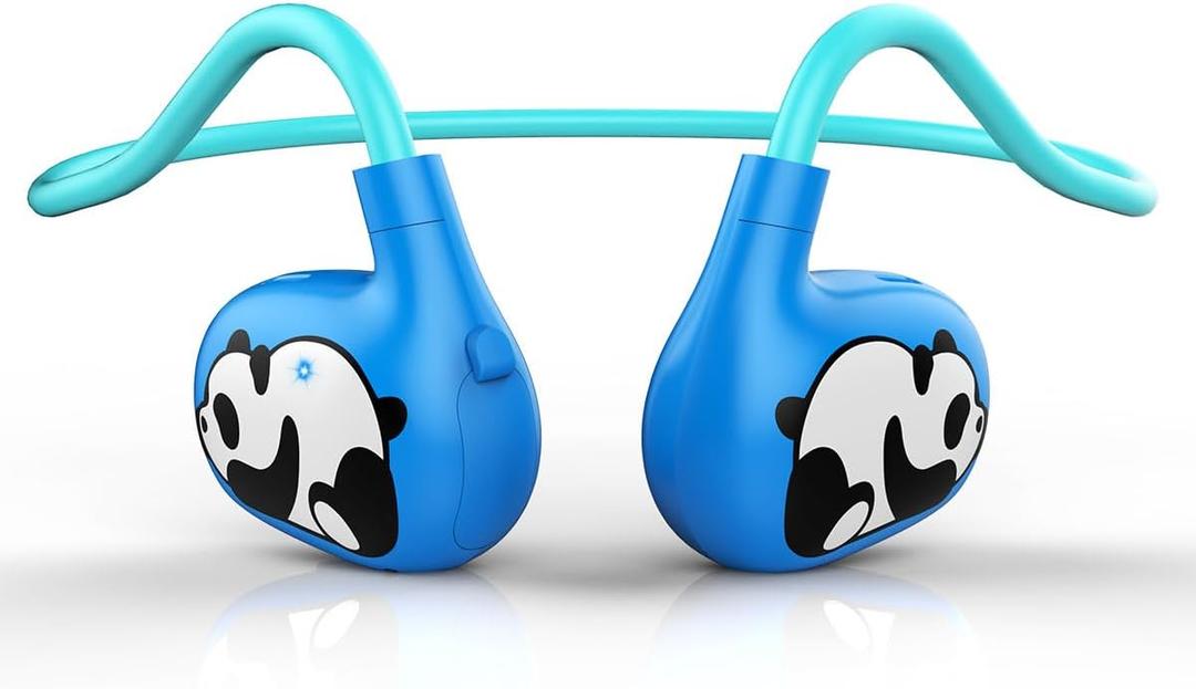 BANIGIPA Kids Headphones, Open Ear Headphones, Wireless Bluetooth 5.4 Headset w/Mic for Calling Studying Traveling, 13g Ultra-Light Comfort, 85dB Healthy Volume Control Protect Hearing, 10H Playtime