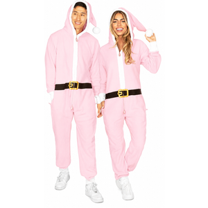 Tipsy Elves Christmas Onesies for Adults - Comfy Unisex Matching Holiday Jumpsuits with Convenient Pockets, S