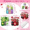 Thyle 3 Pcs St Patricks Day Outdoor Decorations Valentines Yard Signs Love Mason Jar Lawn Signs with Garden Stakes St Patricks Day Easter Romantic Holiday Decor for Home Outside Lawn Garden Porch Yard