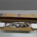 28" Bifold Sliding Barn Door Hardware Track Kit,Side Mounted Black J Shape Roller,Smoothly and Quietly,Assembly Easy,Fit Double 12" Bi-Folding Doors (Door Not Included)