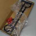 BOLITE Bird Feeder Hanger(16 to 24 Inch), Adjustable Hanging Plant Brackets, Plant Hangers for Hanging Bird Feeders, Planters, Lanterns, Wind Chimes, String Lights, 2 Pack, Black