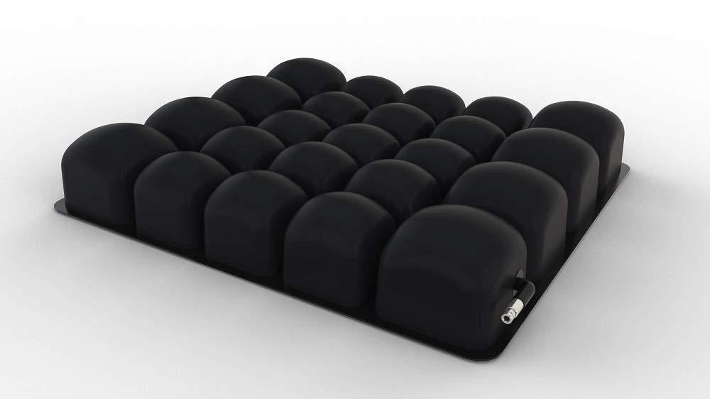 ROHO MOSAIC Cushion, Heavy Duty, Inflatable Seat Cushion for Office Chair, Wheelchair, Cars, Home Living, & Back Pain Support, Adjustable Cushion with Stretchable Cover & Non-Skid Bottom, 18" x 18