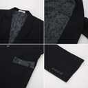 GRACE KARIN Mens Blazer Sport Coats Casual Lightweight 2 Button Sports Coat and Blazers Suit Jacket (Black, M)