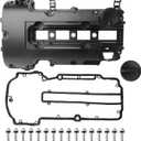 Upgraded Aluminum Valve Cover with Gasket, Bolts & Oil Filler Cap Compatible with 2011-2020 Chevy Cruze Sonic Trax Volt Cadillac ELR Buick Encore 1.4L Turbo Replace 55573746 25198498 264-968 25198874