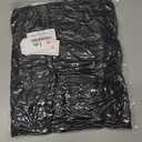 TARSE Womens Linen Wide Leg Pants Casual Loose Elastic Waist Beach Travel Vacation Palazzo Harem Pants with Pockets (Black, XL)