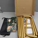 Welcome Sign for Wedding, Adjustable Gold Sign Stand, Indoor/Outdoor Easel Display Poster Stand