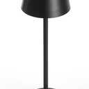 LED Cordless Table Lamp, 6600mWh Rechargeable Battery Desk Lamp, Temperature Stepless Dimming Night Light, IP54 Waterproof Metal Outdoor Portable Lamp for Camping, Restaurant