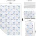 Coquette Navy Blue Bow Kitchen Towels, Preppy Blue Dish Hand Towels for Bathroom, Ribbon Dish Tea Towels, Coquette Girly Bathroom Decor,16x24 Inch