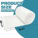 48 x 5 Yards Dacron Upholstery Batting, Polyester Fiber Fill for Cushions, Quilts and DIY Craft Projects, Soft Padding Material Quilt Batting