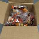 RoseCraft 4PCS Fall Decor, 19.5Inch Artificial Red Berry/Maple Leaf/Pumpkin Floral Stems Fall Branches Decorations, for Autumn Harvest Weeding Birthday Holiday Home Vase Arrangement Indoor Decor.