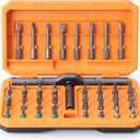 42 in 1 Magnetic Screwdriver Set, DIY Ratchet Screwdriver Set, Multi Bit Magnetic Drive Set with Detachable Ratchet Handle, Portable Compact Repair Tool Kit for Home Furniture Computer Bicycle (Orange)