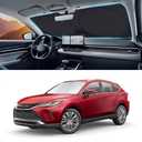 Custom Fit Venza Windshield Sunshade for 2021 2022 2023 2024 2025 Toyota Venza, LE, XLE, Limited, SUV Accessories Front Window 210T Reflective Shield Cover for Windshield Sun Visor Protector Blocks UV