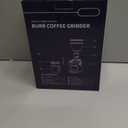 SHARDOR Electric Burr Coffee Grinder for Home Use, Coffee Bean Grinder for 32 Grind Settings, 40-Second Adjustable Timer, One-Touch Start & Cleaning Button, Black