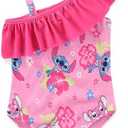 Disney Lilo & Stitch Girls Swimsuit UPF 50+ One Piece Bathing Suit for Big Kids, Size 12