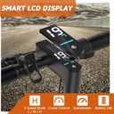Qlaway 8.5" E Scooter for Adults 19/22 MPH 350/500W Motor 187.2/288.6/441WH Battery, Motorized Scooter Up to 22 Miles Range, Foldable Bearing 265 LBS/APP Control