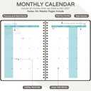 2 x Monthly Planner 2026-2027, 2 Year Calendar 2026-2027 (Jan 2026 - Dec 2027), 7" x 10", 26-27 Monthly Calendar Planner, 24-Month Planning Book for Home School Office Supplies