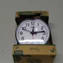 Equity 14075 Black Analog Wind-Up Alarm Clock