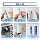 2 x 100pcs 5x10in Shrink Wrap For Sublimation Tumblers,Sublimation Shrink Wrap Sleeves,Heat Shrink Wrap,Tumbler Shrink Wrap Sublimation 20oz Skinny,Sublimation Sleeves For Tumblers,Sublimation Bags