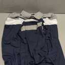 MorwenVeo Men's Fashion Polo Shirts Casual Long Sleeve Golf Shirts Color Block Cotton Tops Grey.M