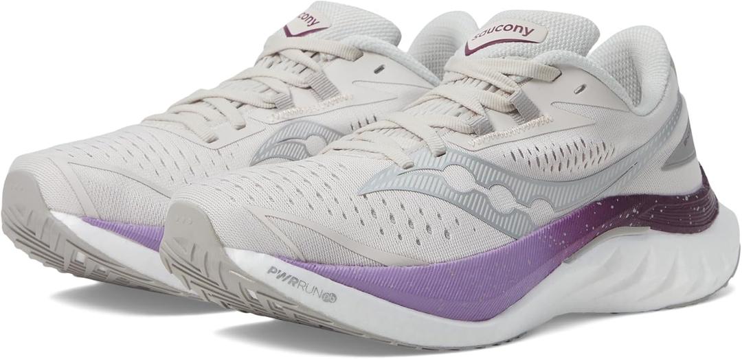 Saucony Womens Endorphin Speed 3 (7.5, Moon/Plum)