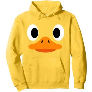 Cute Duck Face Halloween Costume Funny Birthday Present Pullover Hoodie, Medium Size