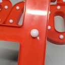 Festive HO HO HO Christmas Decor, LED Light Up Letters Sign, Battery Powered Christmas Decorations Indoor for Home Tabletop, Bar & Xmas Party, Perfect for Holiday Gift & Indoor Decor Accent