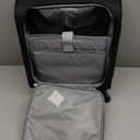 Coolife Underseat Carry On Luggage Softside Lightweight Rolling Travel Bag Spinner Suitcase (Underseat 14-Inch Plus, black)