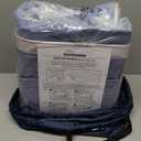 SoundAsleep Products Dream Series Luxury Air Mattress, ComfortCoil Technology, Built-in High Capacity Pump for Home, Camping- Double Height, Adjustable, Inflatable Blow Up, Portable - Twin XL Size (Blue)