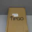 TIPGO Bathroom Trash Can with Lid, 10 Liter/ 2.6 Gallon Slim Garbage Can, Small Trash Bin Waste Basket with Pop-Up Lid for Kitchen, Bedroom, Living Room, Office (Black)