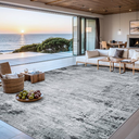 Area Rugs 10x14 Living Room - Washable Rug Modern Abstract Soft Large Neutral Non-Slip Carpet Indoor Floor Thin Carpets for Bedroom Dining Room Farmhouse Nursery Home Office Multi