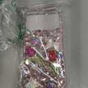 Changjia for iPhone 18 Pro Max/17Pro Max Glitter Bling Case with Strap,Pink