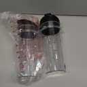 Ninja Blender cups 16oz with To-Go Lids, Blender 16oz Cups Replacement Parts Compatible with Ninja QB3001SS BL660 BL770 BL780 BL740 BL810 Nutri Ninja Series Blender Cup