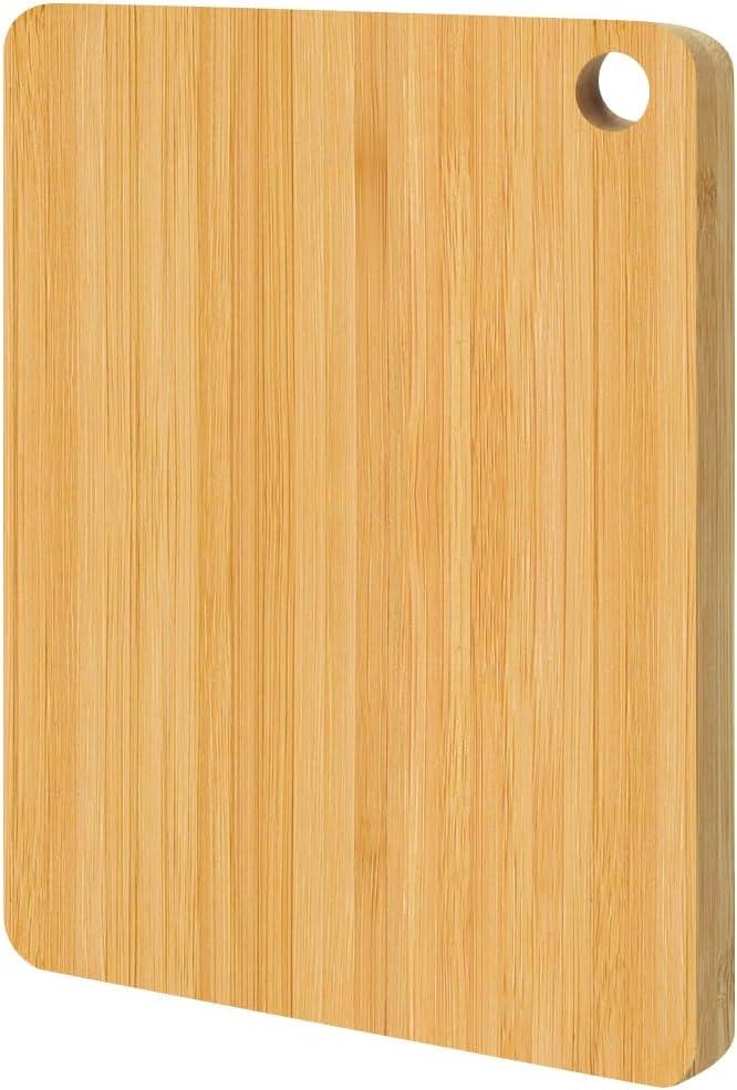 Bamboo Cutting Board, Wooden Cutting Boards for Kitchen, Wood Double Sided Food-Grade Chopping Board for Meat Cheese Vegetable (Small)