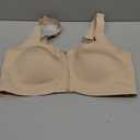 Zip Front Bra for Women Post Surgery, Mastectomy Recovery Bra | Front Closure Wireless Full Coverage (4X-Large, Nude)
