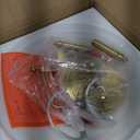 WILON Gold Wall Sconces Set of 2, Vanity Lights for Bathroom Sconces Wall Lighting with Clear Glass Shades, Vintage Antique Brass Wall Lamp for Mirror Bedroom Living Room Bedside Hallway