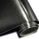 3ft x 5ft Car Vinyl Wrap, 6D Carbon Fiber Black Car Wrap Roll
Paint Protection, Reversible & Removable, For Cars Body Protection, Scratch Resistance with Air Release Technology