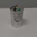 55+5uF 55/5MFD ±5% 370V/450V CBB65 Dual Run Round Capacitor 55 5 Start Capacitor for AC Air Conditioning Unit Condenser Straight Cool or Heat Pump
