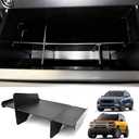 Glove Box Dividers Organizer for Ford Bronco Sport 2021-2026/Ford Escape 2020-2026 Accessories, Car Glove Box Organizer Divide Space ABS Storage Classification Accessories (Not Fit Bronco Model)