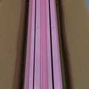 LUMIVIA Mahjong Racks with Pushers, Pink Wooden American Mahjong Tile Pushers and Racks Set of 4, with White Printed Mahjong Racks Drawstring Bag, Mahjong Accessories (19.68 Inches)